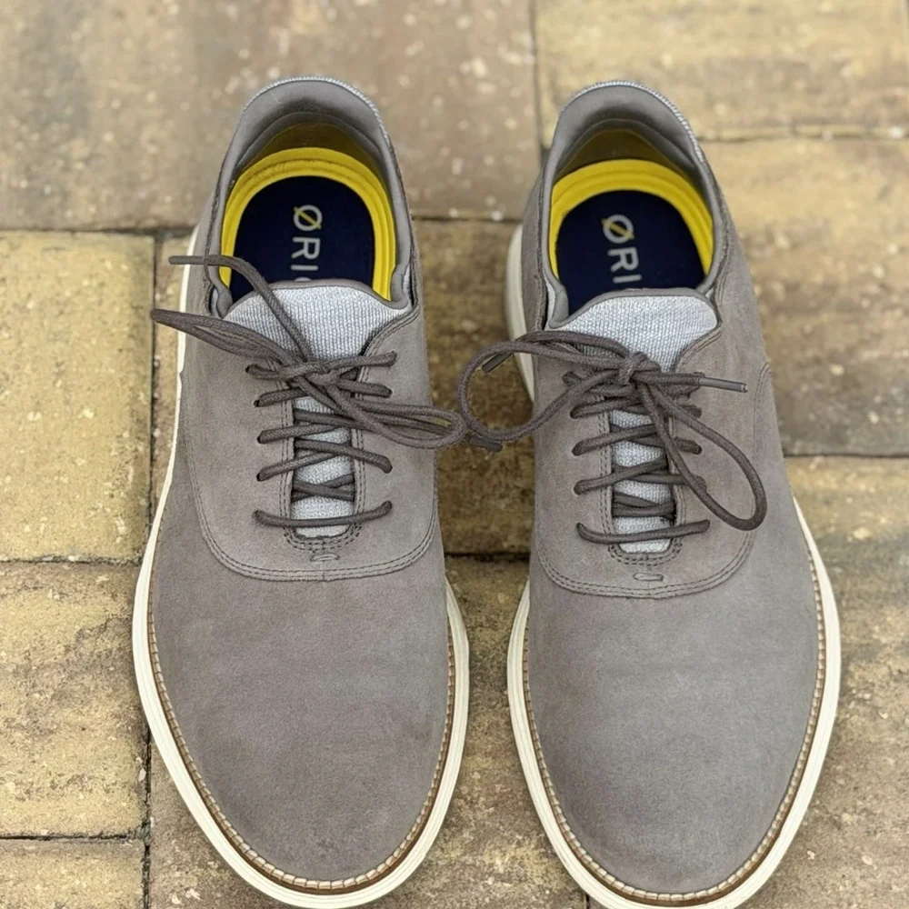 Cole Haan Original Grand 360 Oxford Men's Size 11.5M C32066 Suede Gray Lace Up